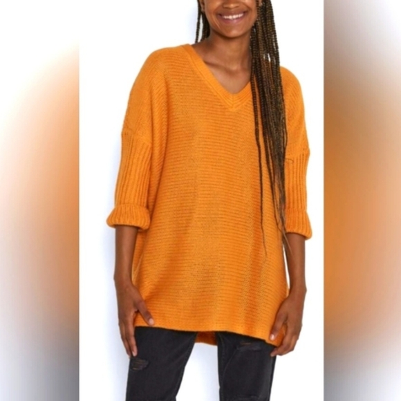 (L)🆕️💥🧡Noisy May🧡💥Gorgeous Cable Knit Sweater Ptp 25"×L30" - Picture 3 of 9